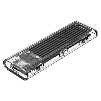 Orico USB 3.1 Type C Gen 2 M.2 Enclosure Transparent Black