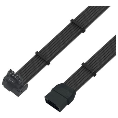 Cruxtec 600W PCle 5.0 GPU Power Extension Cable Type B Black