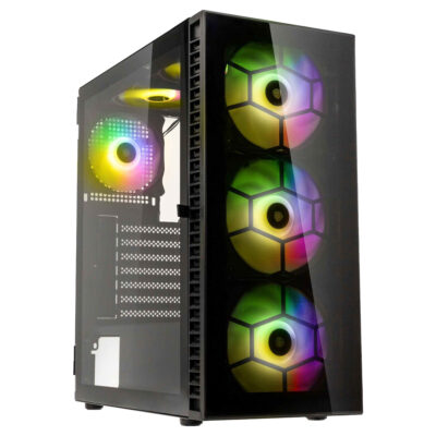 Kolink Observatory HF ARGB Glass Case Black