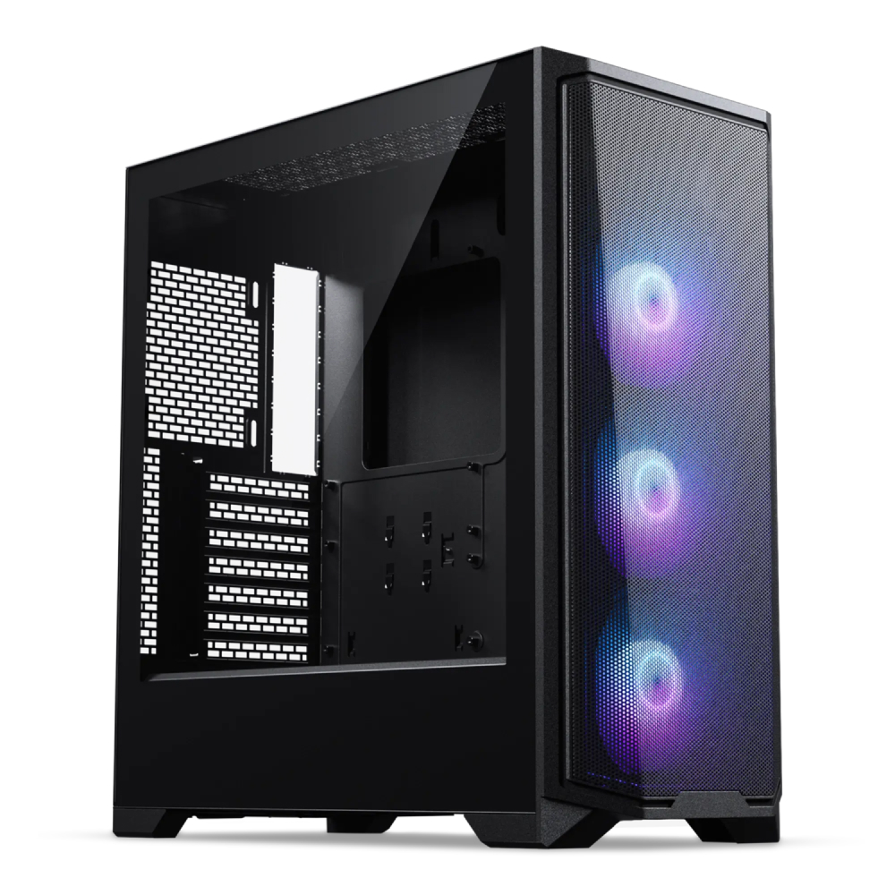 Phanteks Eclipse G370A D-RGB High Airflow Tempered Glass Case Black