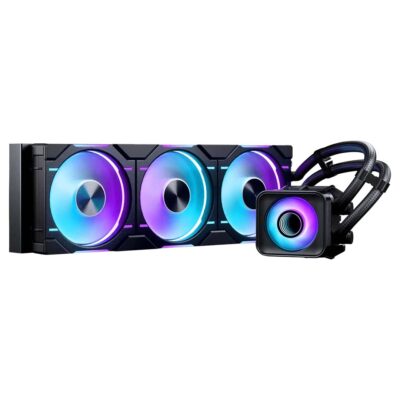 Phanteks Glacier One 360D30 D-RGB X2 Cap AIO Liquid CPU Cooler Black