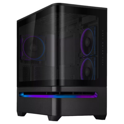 ASUS Prime AP202 ARGB mATX Tempered Glass Case Black