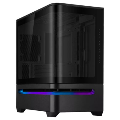 ASUS Prime AP202 mATX Tempered Glass Case Black