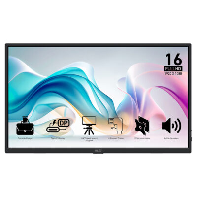 MSI Pro MP165 E6 IPS 15.6in Portable Monitor