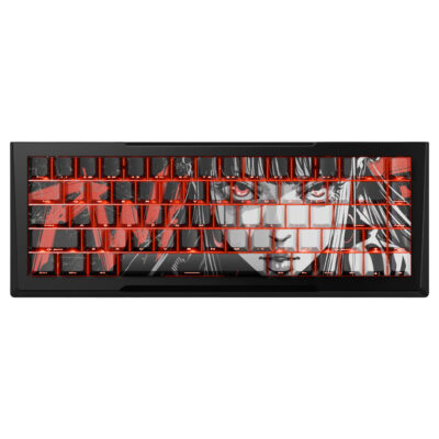 Pwnage Zenblade 65 V2 Premium Mechanical Hall Effect Gaming Keyboard Red Nyomi Edition