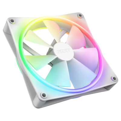 NZXT F140 RGB Duo Fan 140mm PWM White Single Pack