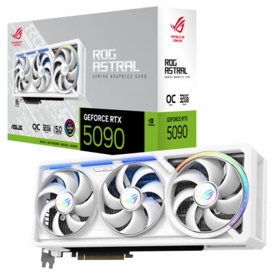 ASUS ROG Astral GeForce RTX 5090 OC GDDR7 32GB White