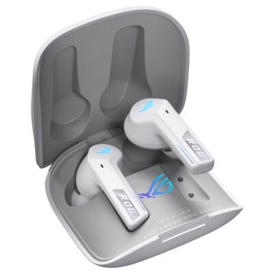 ASUS ROG Cetra True Wireless SpeedNova Gaming Headphones White