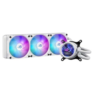 ASUS ROG Strix LC III 360 ARGB LCD AIO Liquid CPU Cooler White