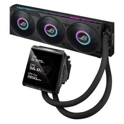 ASUS ROG Strix LC IV ARGB LCD 360mm AIO Cooler Black