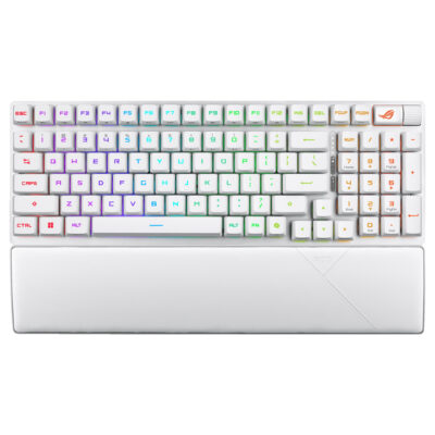 ASUS ROG Strix Scope II 96 Wireless Keyboard RX Red Switch White