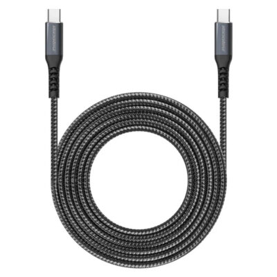 RockRose Powerline CC2 60W 2m USB-C to USB-C Charge & Sync Cable