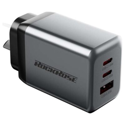 Rockrose Infinito G65 3-Port Fast Charging Power Adapter
