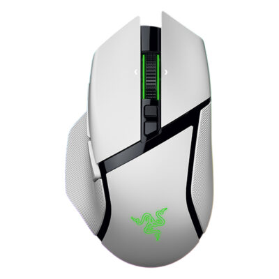 Razer Basilisk Pro 35K Ergonomic Wireless Gaming Mouse V3 White