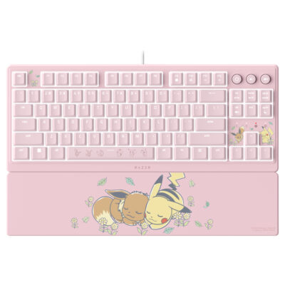 Razer Ornata V3 TKL Low Profile RGB Keyboard Pikachu/Eevee Edition
