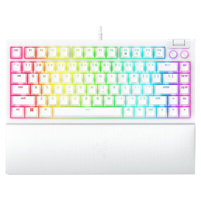 Razer BlackWidow V4 Hot-Swappable Mechanical Keyboard White