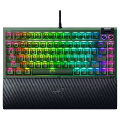 Razer BlackWidow V4 75% Hot-swappable Mechanical Gaming Keyboard Phantom Green