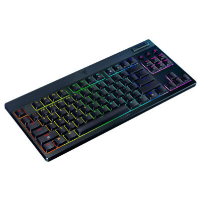 Razer BlackWidow V4 Tenkeyless Low-Profile Wireless Keyboard Green Switch