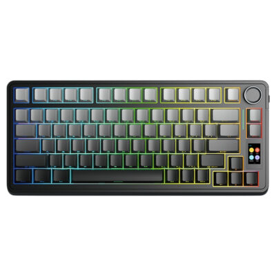 Aula S75 PRO Wireless Tri-Mode Gasket RGB Mechanical Keyboard Gradient Grey