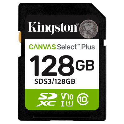 Kingston Canvas Select Plus SD Memory Card 128GB