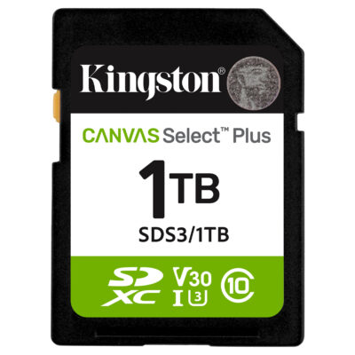 Kingston Canvas Select Plus SD Memory Card 1TB