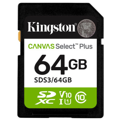 Kingston Canvas Select Plus SD Memory Card 64GB