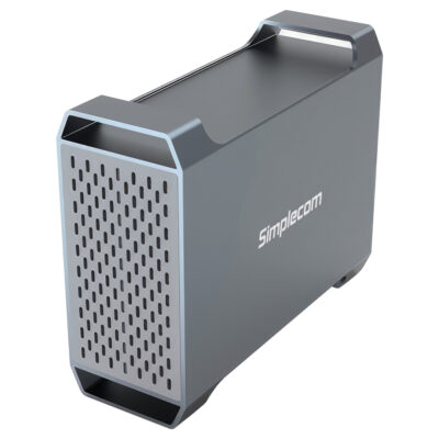 Simplecom SE482 USB 2 Bay 3.5in SATA Hard Drive RAID Enclosure