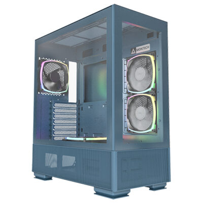 Montech SKY TWO Tempered Glass Case Blue