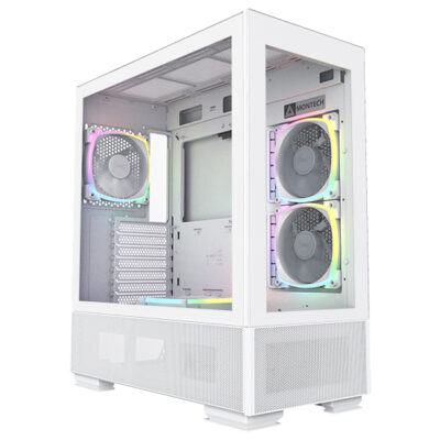 Montech SKY TWO Tempered Glass Case White