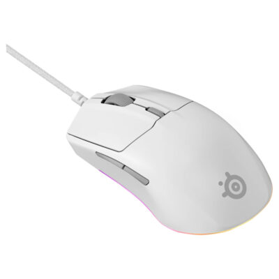 SteelSeries Rival 3 Gen 2 Wired Gaming Mouse White