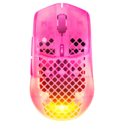 SteelSeries Aerox 3 Wireless Gen 2 Gaming Mouse Magenta Haze