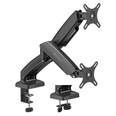 Silverstone ARM26 Dual Monitor Arm Black