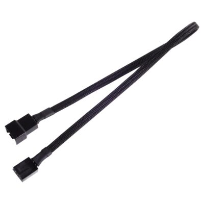 SilverStone PWM Fan Extension Cable 300mm Black