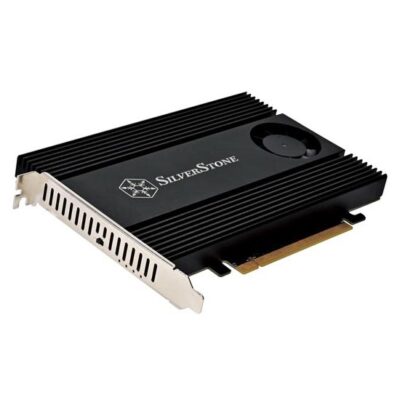 Silverstone SST-ECM40 PCIe4.0 x16 Quad M.2 NVMe SSD Adapter Card