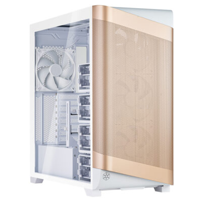 SilverStone SETA A2 Tempered Glass Case Rose Gold