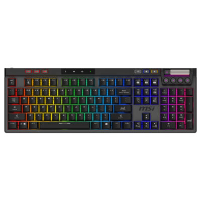 MSI Strike Pro Wireless Gaming Keyboard Silent Tactile Switch