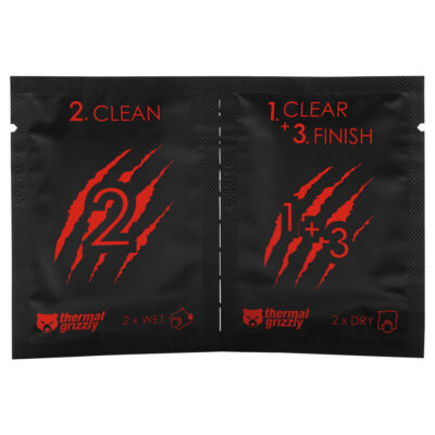 Thermal Grizzly Cleaning Wipes 40 Pack