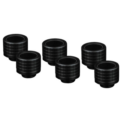 Thermal Grizzly DeltaMate Fitting HT16 Black 6 Pack