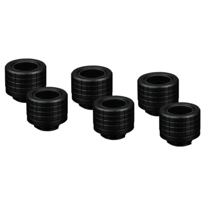 Thermal Grizzly DeltaMate Fitting HT14 Black 6 Pack