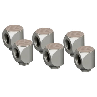 Thermal Grizzly DeltaMate Rotary 90 Degree Matt Nickel 6 Pack