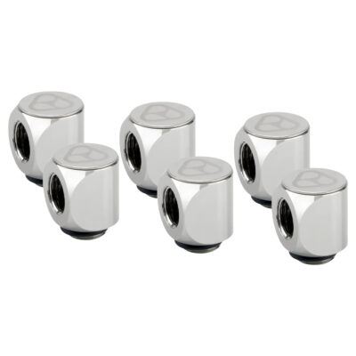 Thermal Grizzly DeltaMate Rotary 90deg Gloss Nickel 6 Pack