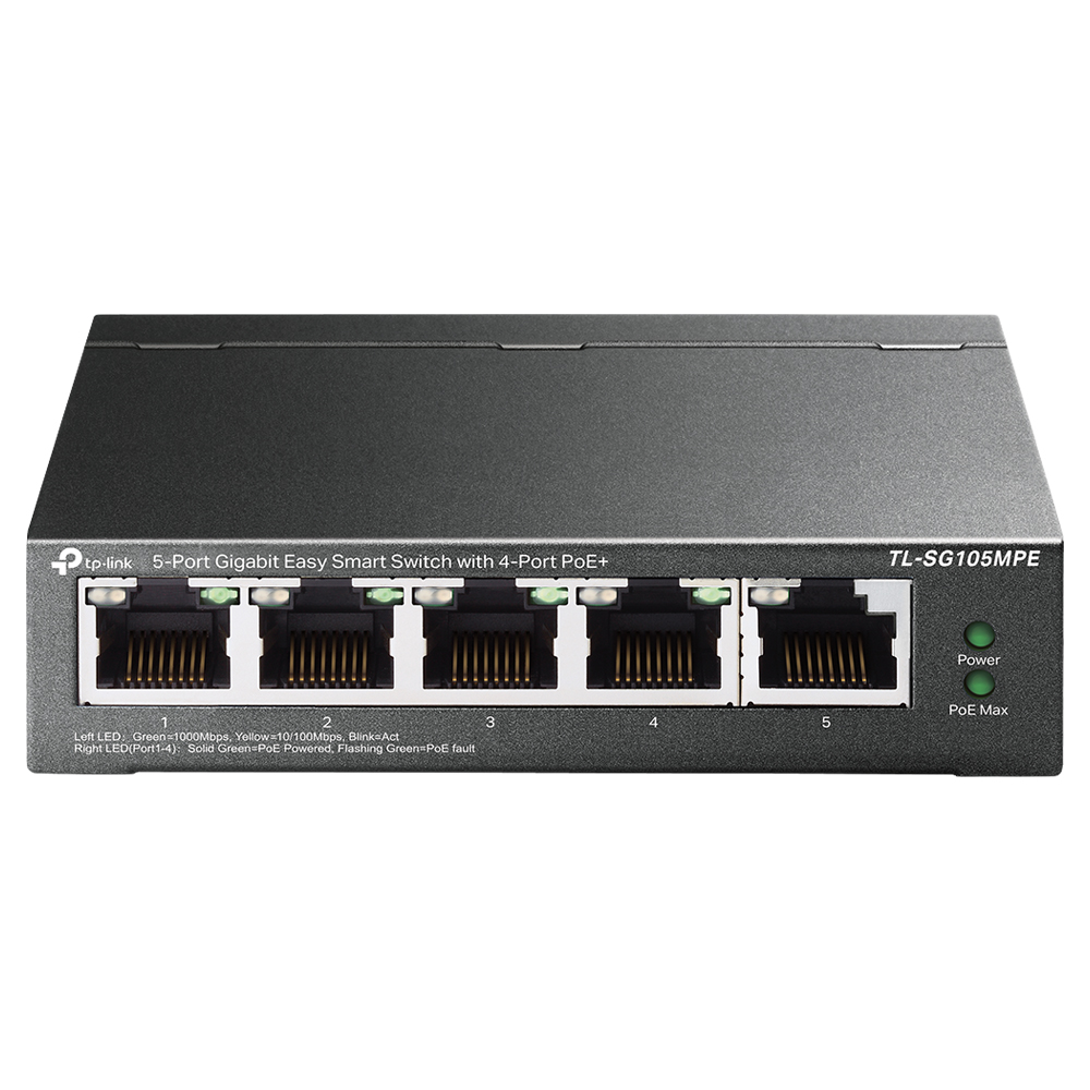 TP-Link 5-Port Gigabit Switch with 4-Port PoE+