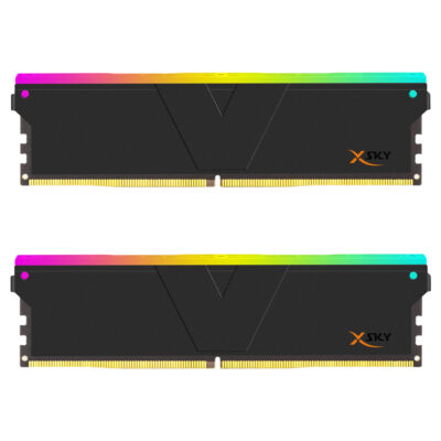 V-COLOR Manta XSky RGB 32GB (2x16GB) 6000Mhz CL28 EXPO DDR5 Black