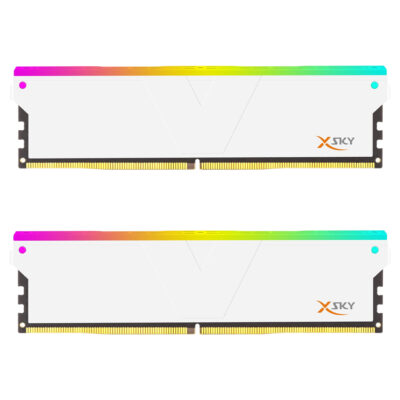 V-COLOR Manta XSky RGB 32GB (2x16GB) 6000Mhz CL30 EXPO DDR5 White
