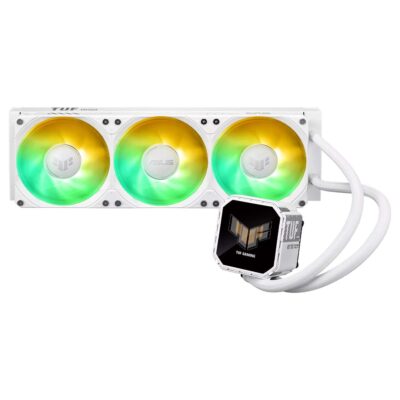 ASUS TUF Gaming LC III 360 ARGB LCD Liquid CPU Cooler White