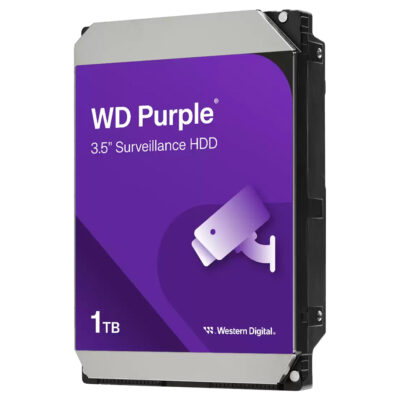 Western Digital WD Purple Surveillance 1TB 3.5in Hard Drive