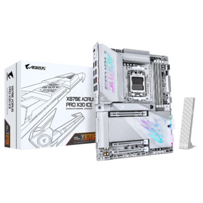Gigabyte X870E Aorus Pro X3D Ice Motherboard