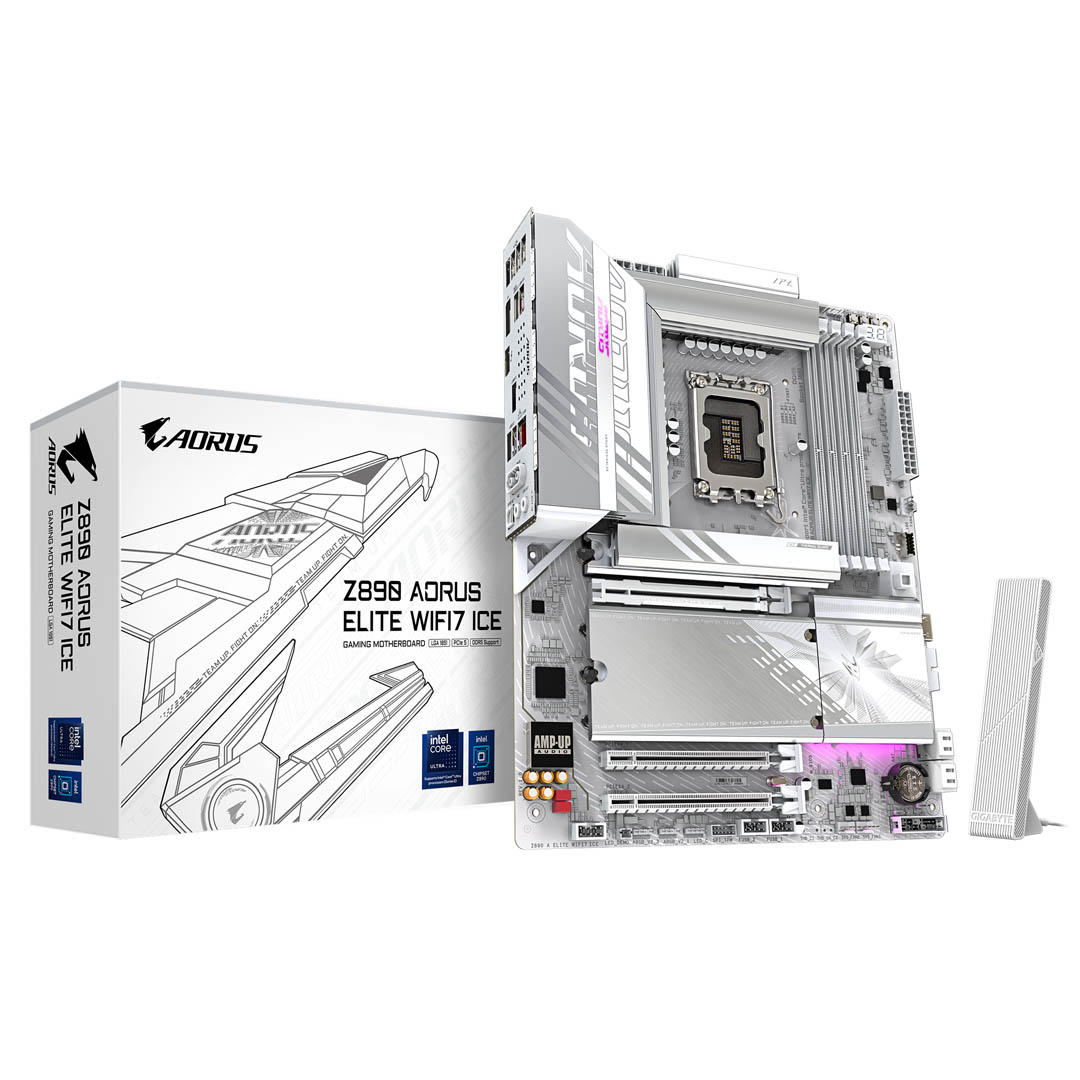 Gigabyte Z890 Aorus Elite Ice WIFI7 DDR5 Motherboard
