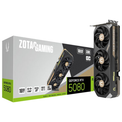 ZOTAC Gaming GeForce RTX 5080 Solid Core OC GDDR7 16GB
