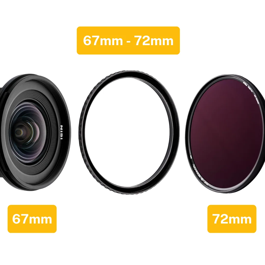 NiSi Brass Pro 67-72mm Step-Up Ring